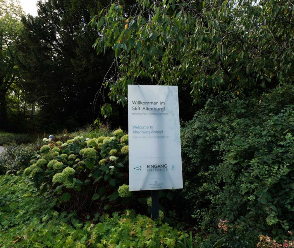 Leitsystem, Stift Altenburg